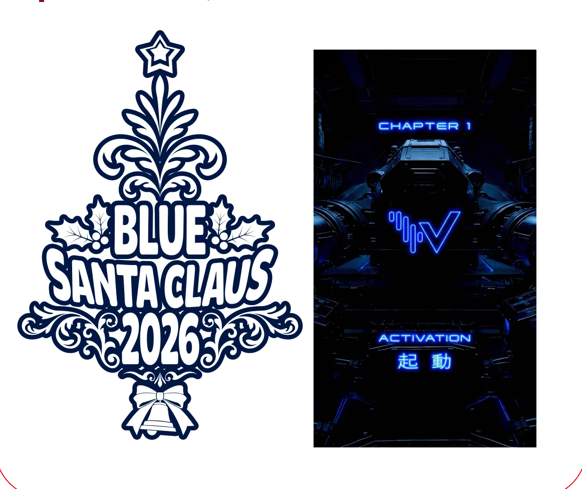 BLUE SANTA CLAUS 2026、CHAPTER 1 ACTIVATION